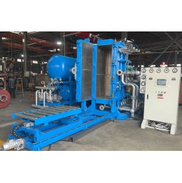 Vertical type EPS block molding machine